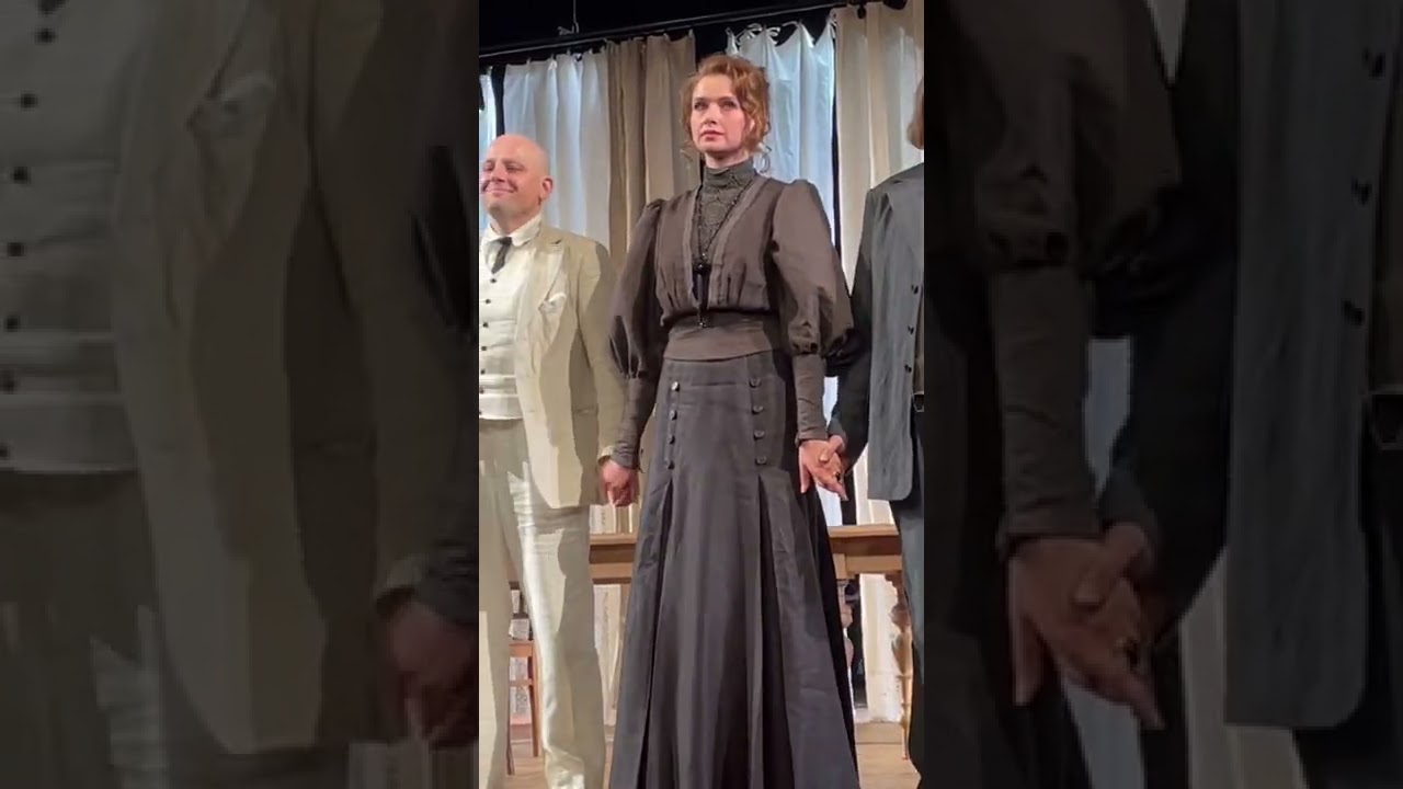 «ДЯДЯ ЖОРЖ». ОВАЦИИ. ФЕДОР ЛАВРОВ, АЛЕКСАНДРА МАРЕЕВА премьера russiantheatre drama theatre