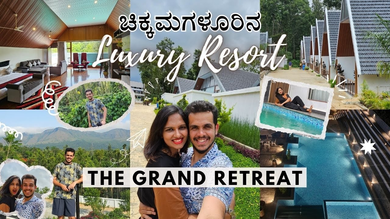 Chikkamagaluru's Luxury Resort THE GRAND RETREAT | Kannada Vlog | Ganesh Karanth & Vidya Ganesh