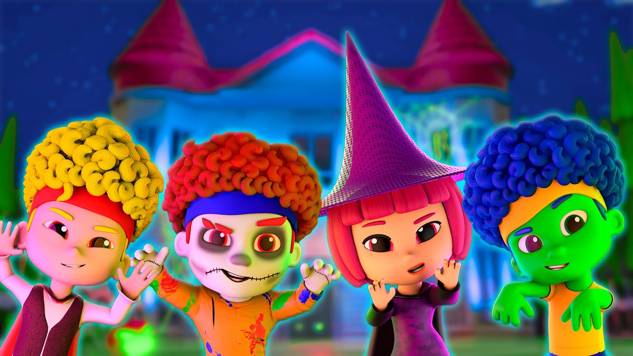 Trick or Treat! It’s Halloween Night | D Billions Kids Songs
