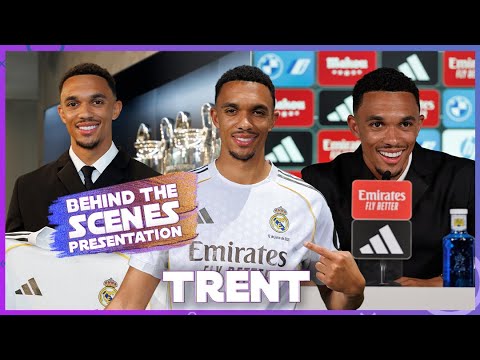 Behind the scenes at Trent Alexander-Arnold's presentation | Real Madrid