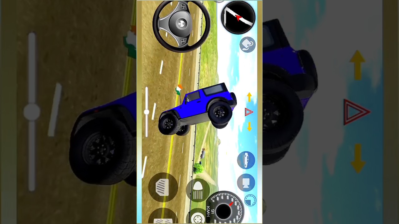 Modified Mahindra 😈 Thar Car Games🔥: Indian Cars (Gadi Wala Game) Car Game Android Gameplay 🚘