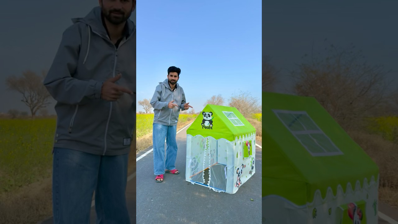 Mini Tent ⛺️ House Unboxing 🔥