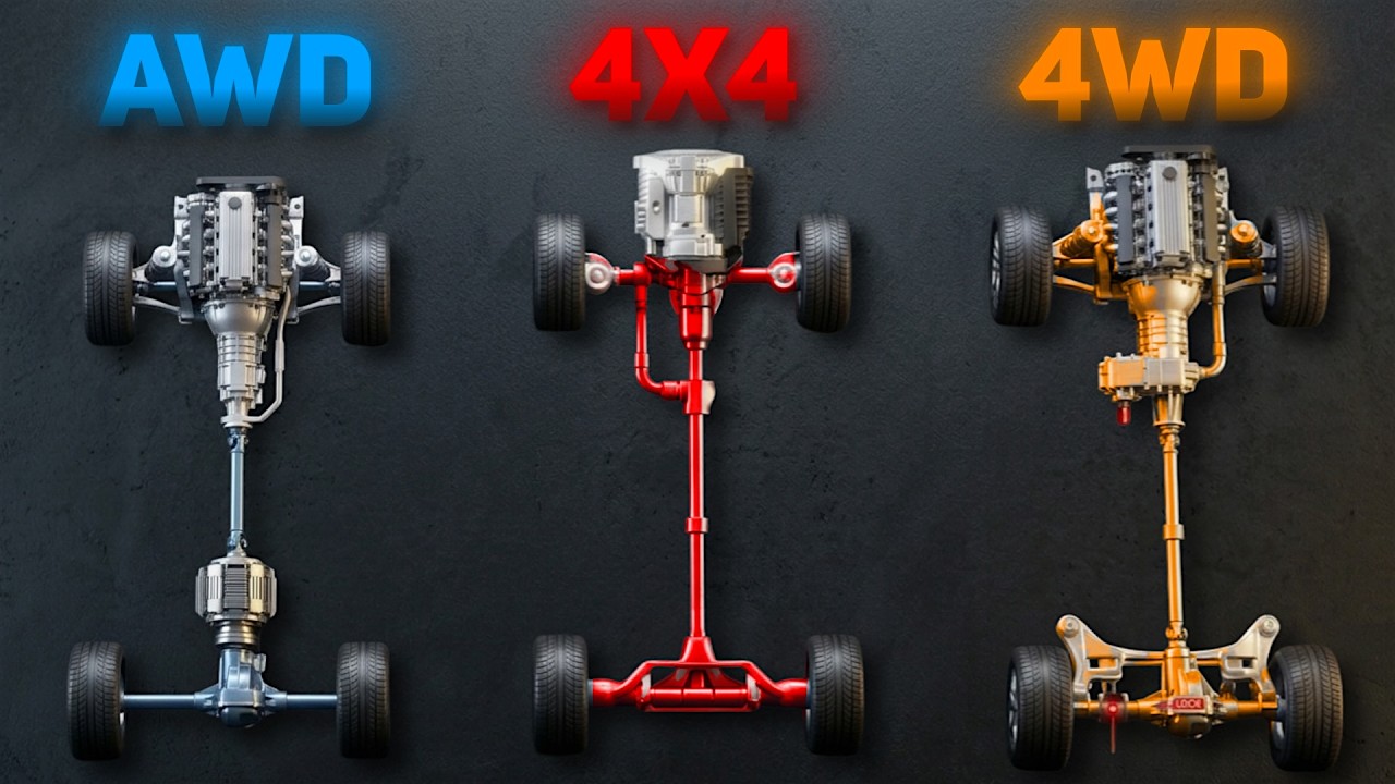 Наглядная Разница между AWD vs 4X4 vs 4WD: Какой полный привод лучше?