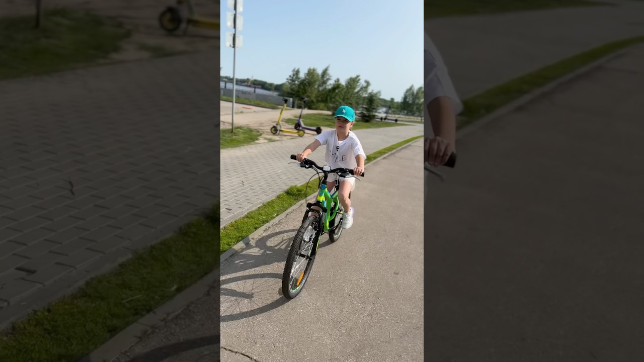 Лето это маленькая жизнь ❤️ Утренняя велопробежка 👍 велосипед спорт bicycle workout