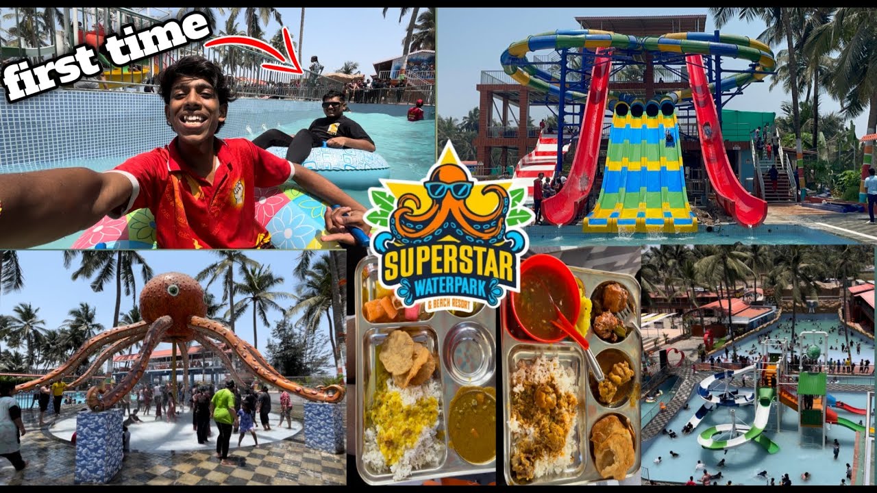 Superstar waterpark & beach resort virar | first time crazy river virar resort | superstar resort
