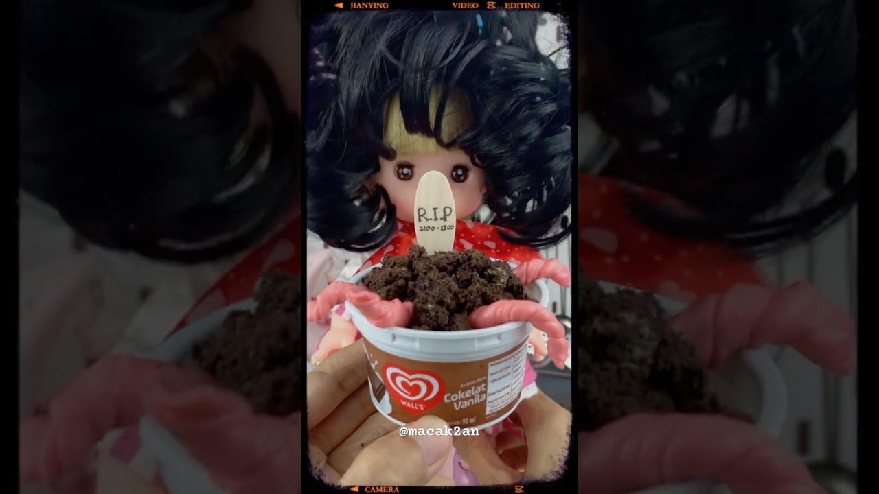 Kuburan Es Krim macak2an experimen mememacak halloween