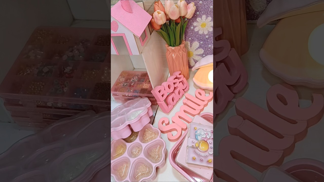 pink items unboxing artandcraft onlineshopping meeshohaul youtubepartner homedecor craft