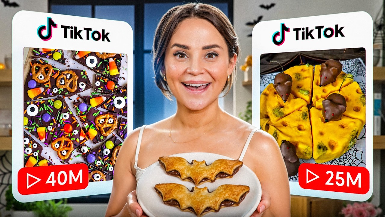 I Tried 10 HALLOWEEN TikTok Recipes!