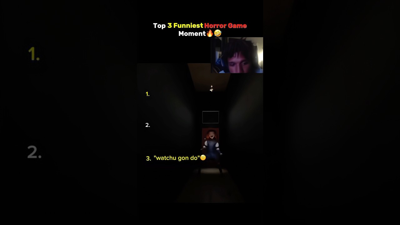 Top 3 Funniest Horror Game Moment (Bro asked for it tho😭) horrorgame funnygameplay jumpscare