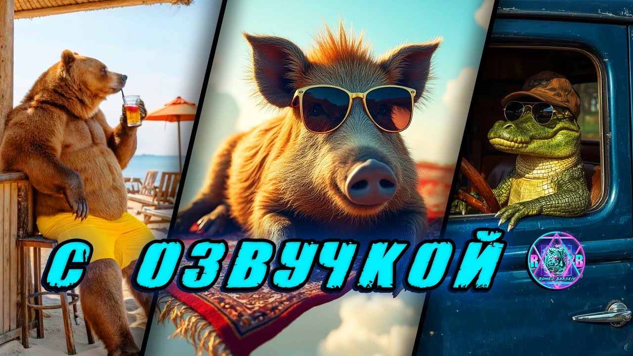 🔥 Угарные Коты! - С ОЗВУЧКОЙ! СМЕШНЫЕ ЖИВОТНЫЕ! Самые смешные Собаки! Попробуй не засмеяться! 2025