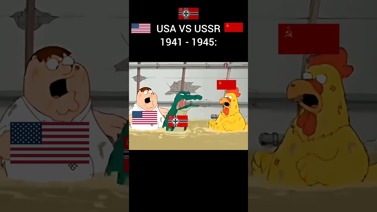 USA VS USSR memes comedia risas chistes humor guerra ww2