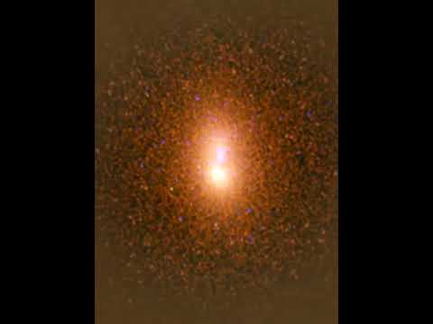 Mysterious Disk of Blue Stars Around Andromeda&#39;s Black Hole - Hubble Space Telescope #shorts