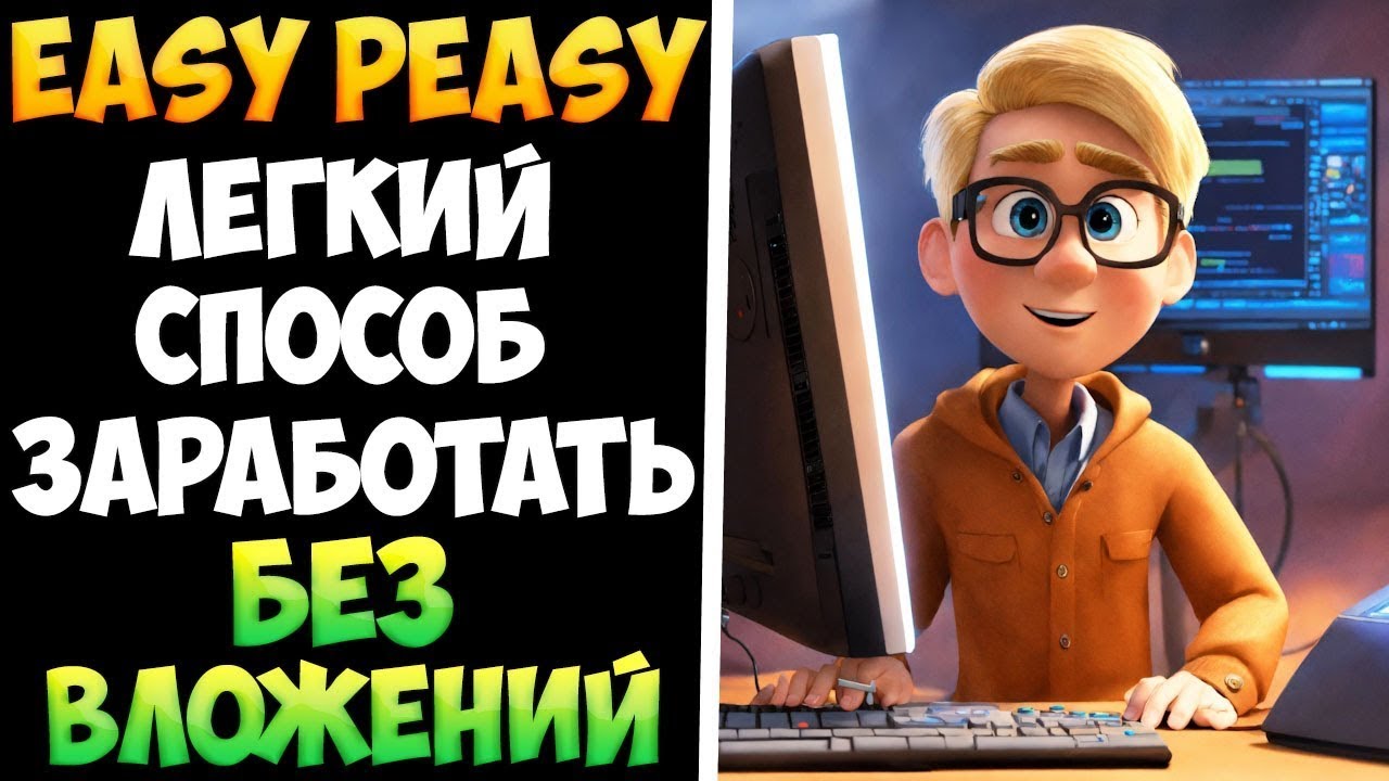 EASY PEASY BOT   заработок в телеграм-боте без вложений в 2025!