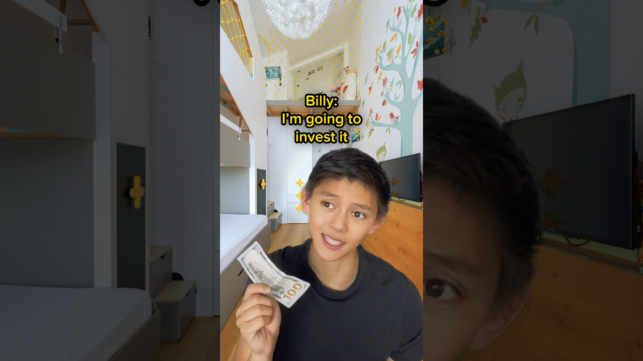 💵 One kid saves, the other becomes rich