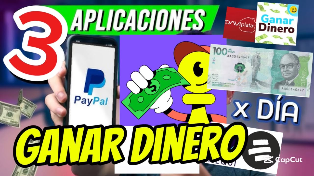 3 Apps para GANAR Dinero 💰  como ganar Dinero en Apps
