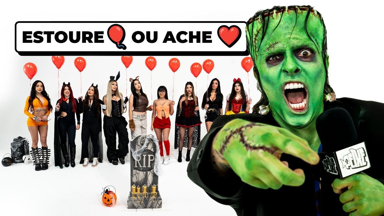 ESTOURE O BALÃO OU ENCONTRE SEU AMOR! | ESPECIAL HALLOWEEN