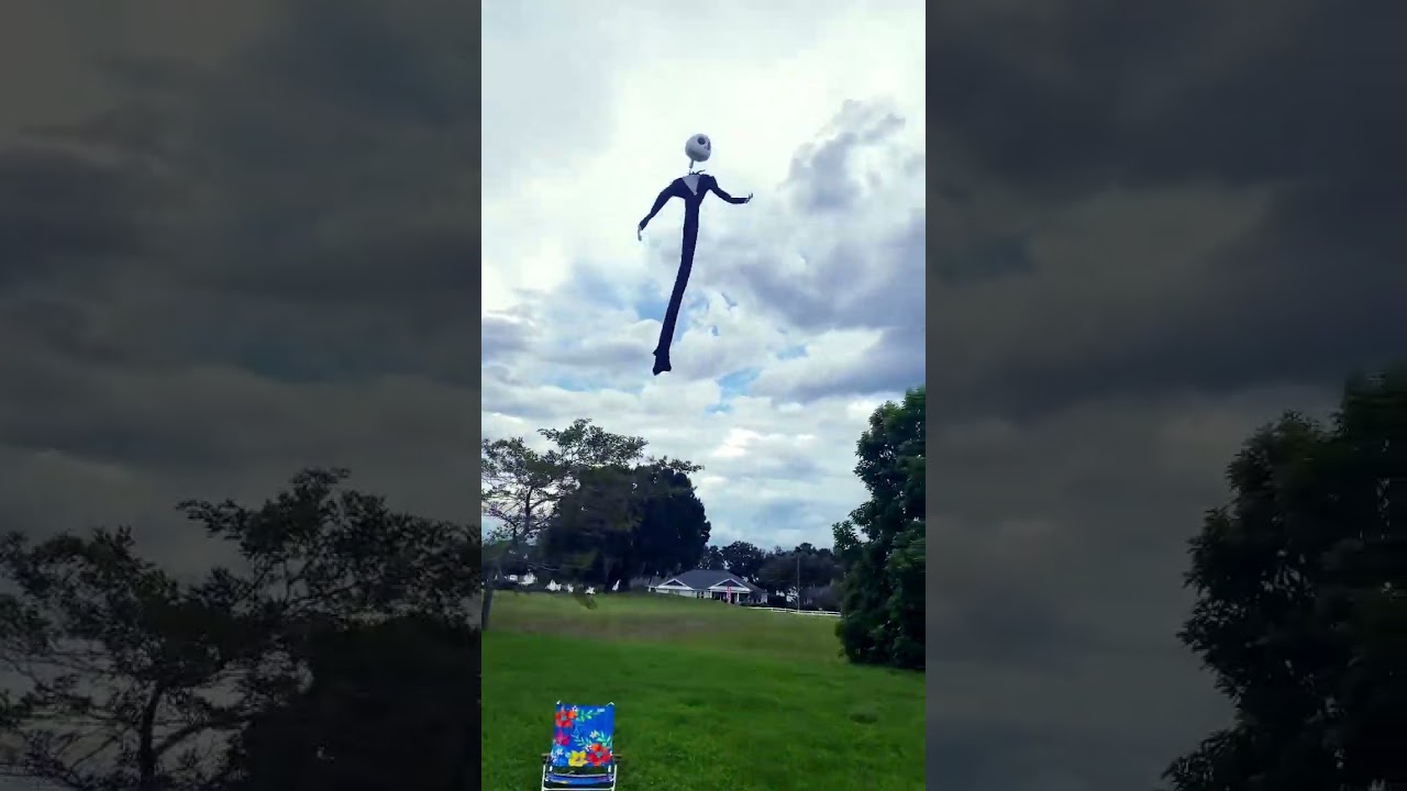 🎃 ￼Flying Jack Skellington halloween scary flying
