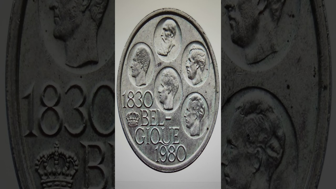 500 франков 1980 года Бельгия. деньги коллекция история монета архив