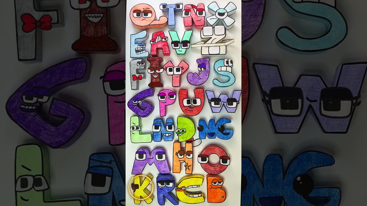 FIND IT FASTER THAN ME 👀 FILIPINO but SPANISH Paper Alphabet Lore  shorts alphabetlore