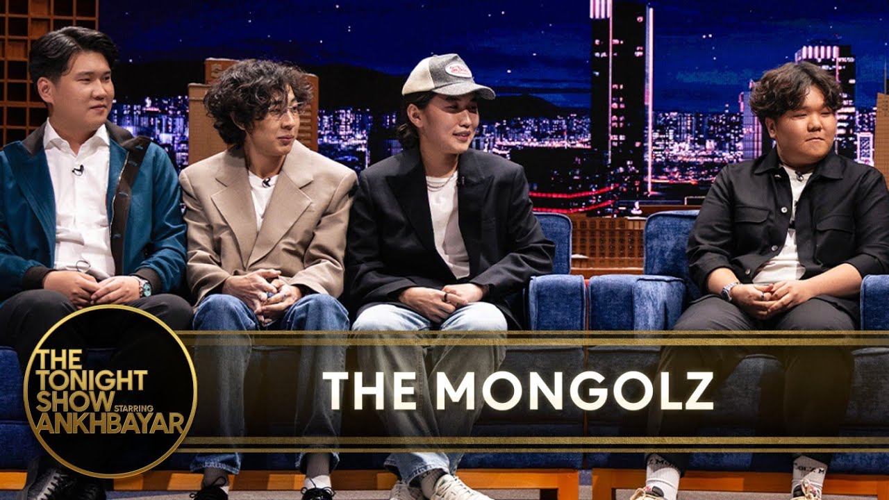 The MongolZ багийнхан анхны ТВ ярилцлагаа өгөв | The Tonight Show Starring Ankhbayar