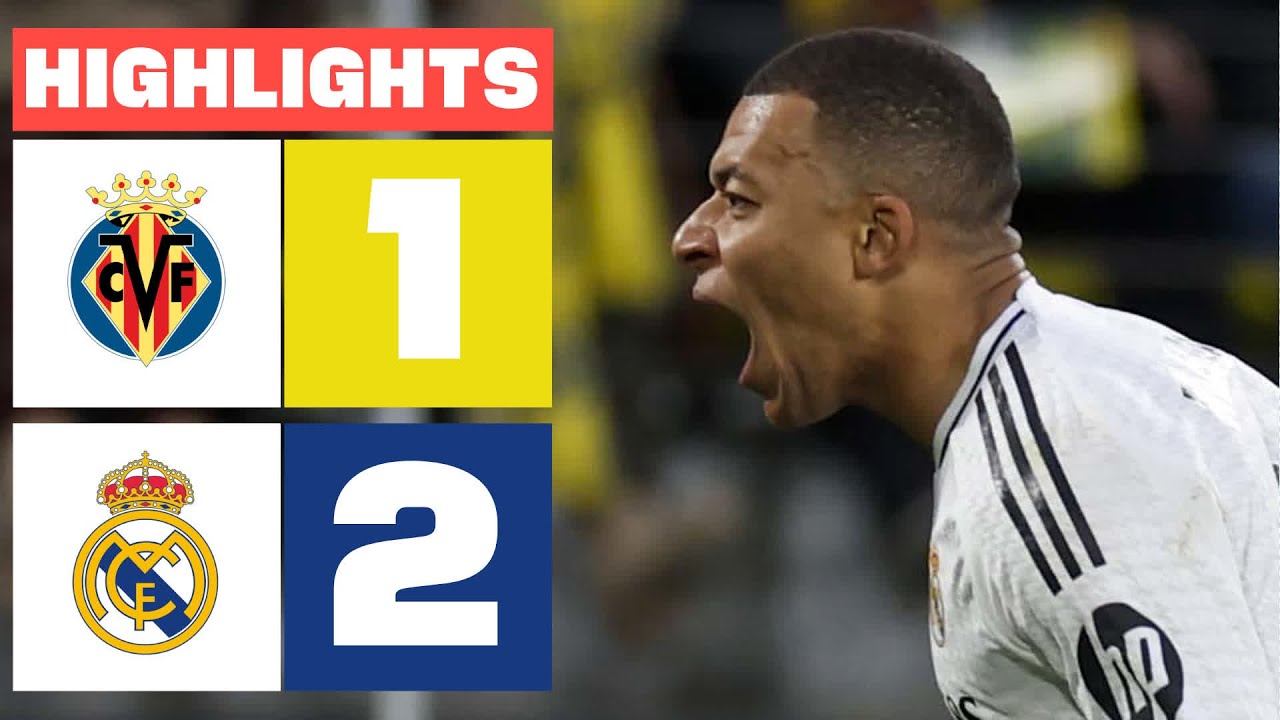 VILLARREAL CF 1 - 2 REAL MADRID I RESUMEN LALIGA EA SPORTS