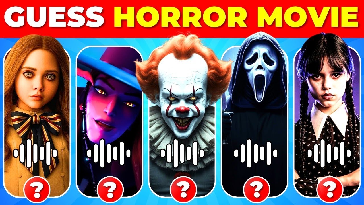Guess the HORROR MOVIE Character by Their Voice! 👻 Chucky, Wednesday, Ghostface & More! 🔪
