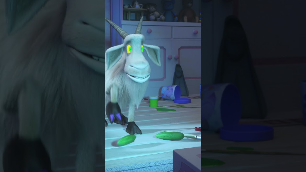 Run, little goat, run! 🐐👀 RunWild MashaAndTheBear Shorts kids cartoonforkids