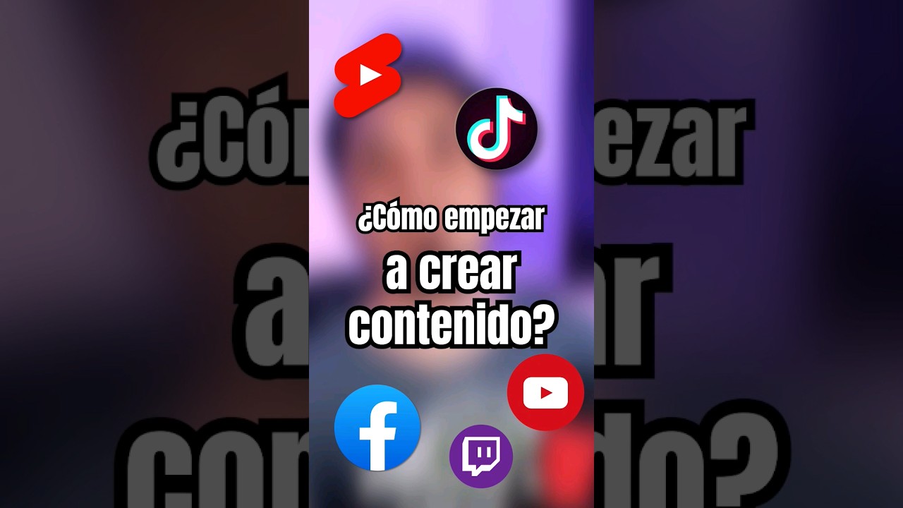 como empezar a crear contenido? youtuber creadordecontenido streamer tips twitch tiktok