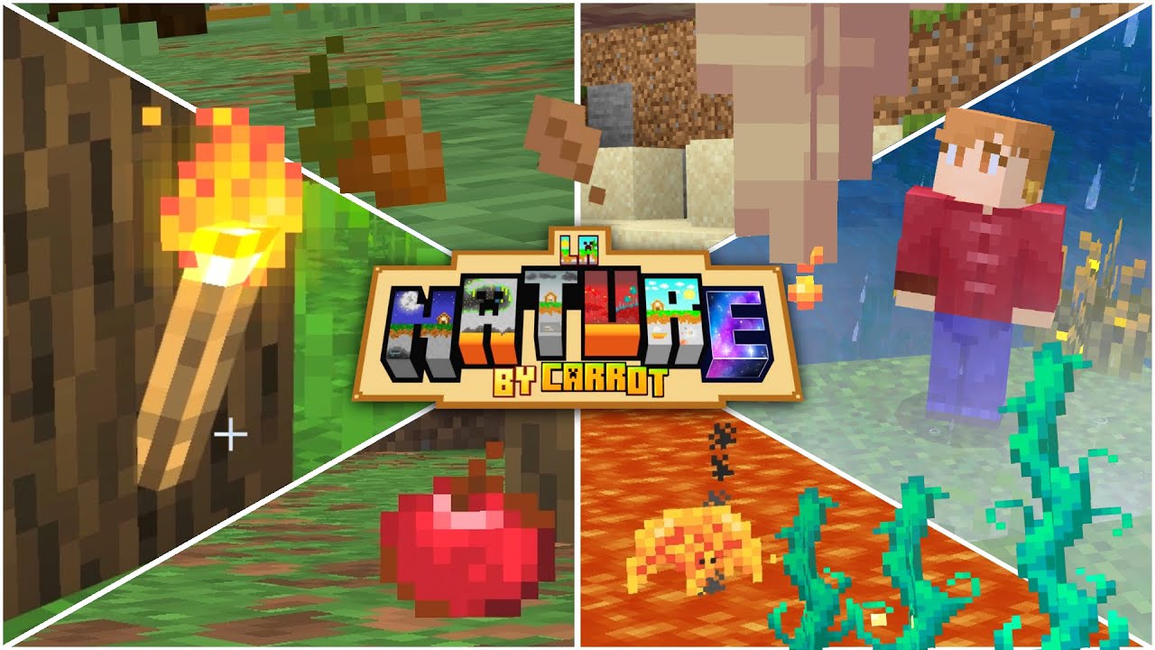 ESSA TEXTURA SÓ MELHORA! La Nature Minecraft PE (Bedrock)