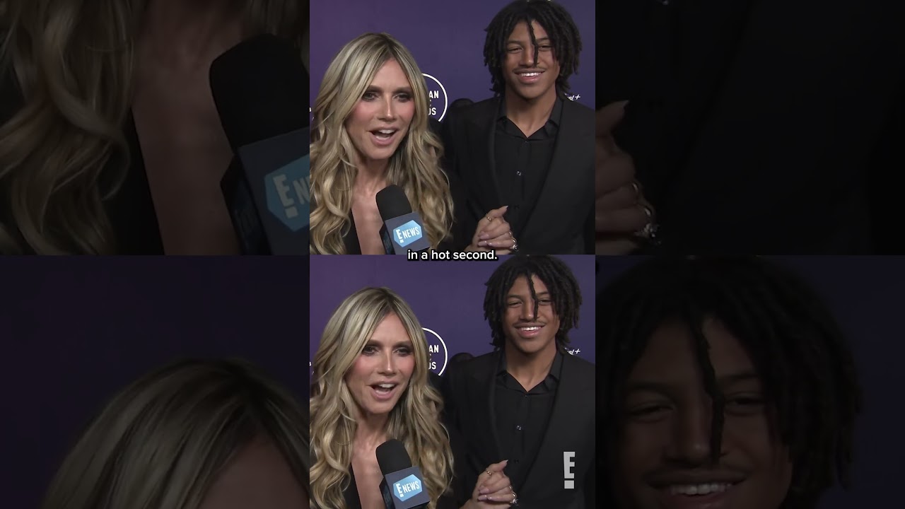 It was a family affair for Heidi Klum and her son, Henry Samuel, at the AmericanMusicAwards.