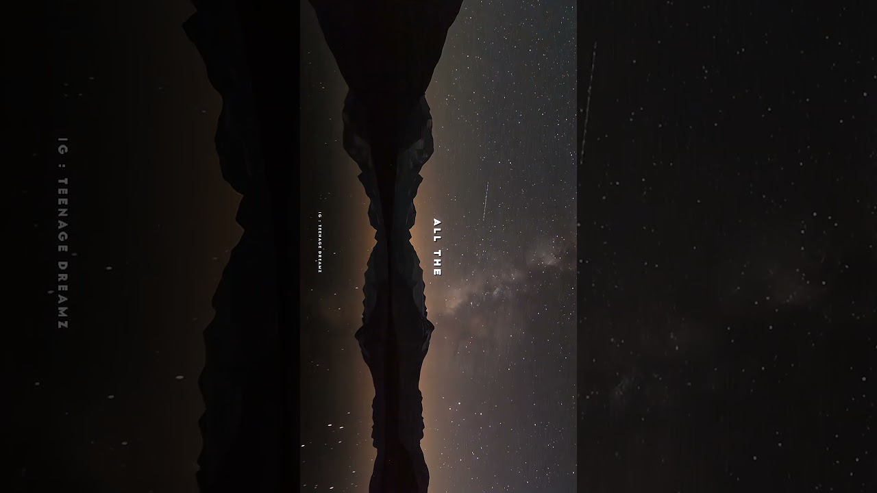 All the stars Lyrical Edit - ( Space edit )|| #allthestars #lyrics #viral