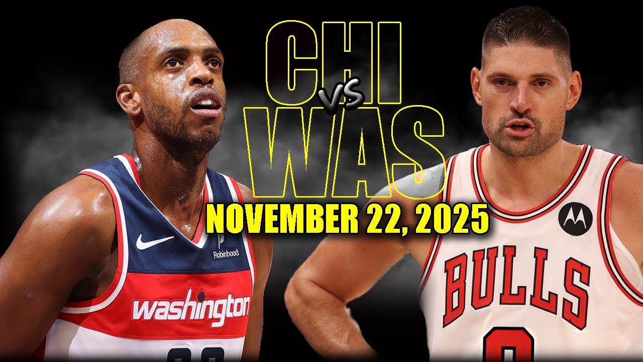 Chicago Bulls vs Washington Wizards Full Game Highlights - November 22, 2025 | NBA Season